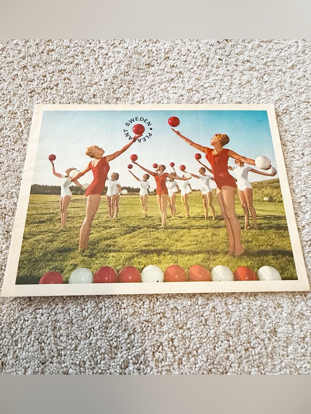 1965 Swedish Sweden Travel Tourism Brochure Womens Rhythmic Gymnastics Team